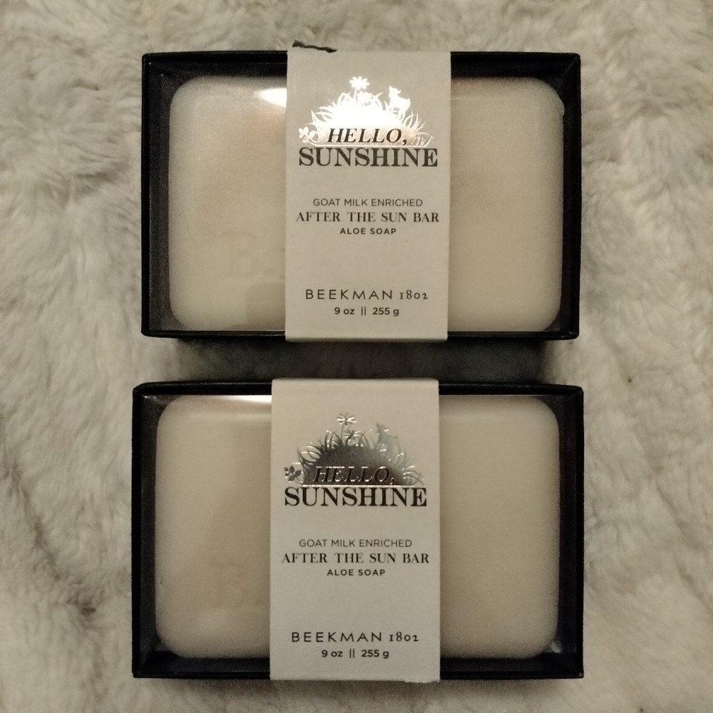 BEEKMAN 1802 "After The Sun" (2) Bars Of Soap 🩷🩷